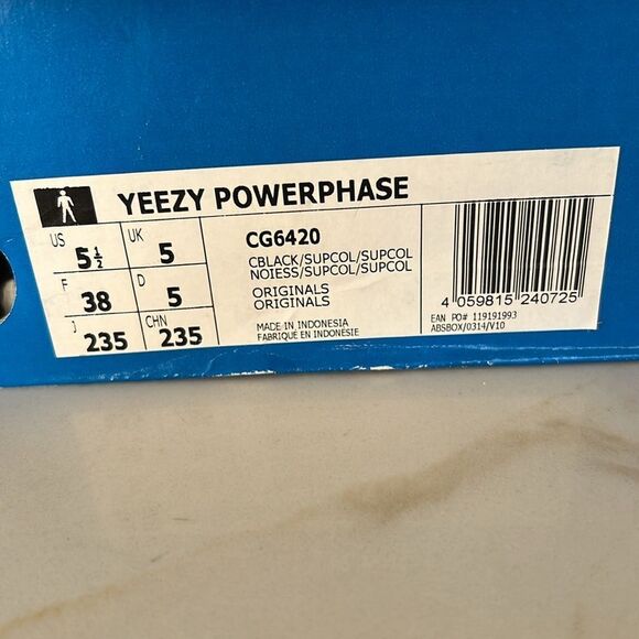 Yeezy Powerphase Calabasas Size 5.5 NIB - Picture 2 of 6
